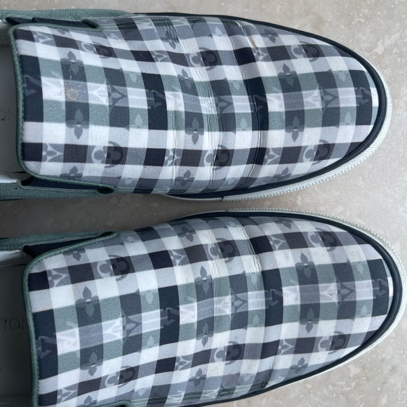 LOUIS VUITTON  Green Monogram Twister Slip-On Sneaker - Picture 7 of 15